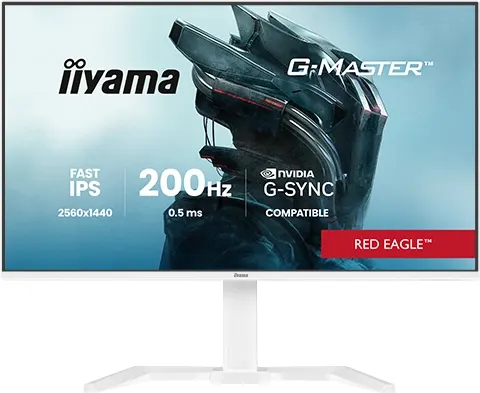 iiyama G-MASTER GB2771QSU-W1 monitor komputerowy 68,6 cm (27") 2560 x 1440 px Wide Quad HD LCD Biały