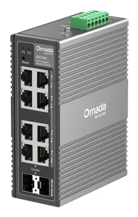 TP-Link Omada IES208G przełącznik sieciowy Zarządzany Gigabit Ethernet (10/100/1000)
