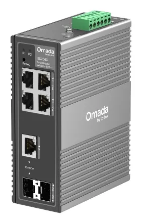 TP-Link Omada IES206G przełącznik sieciowy Zarządzany Gigabit Ethernet (10/100/1000) Czarny