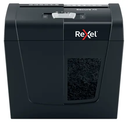 Rexel Secure X6 niszczarka Rozdrabnianie krzyżowe 68 dB Czarny