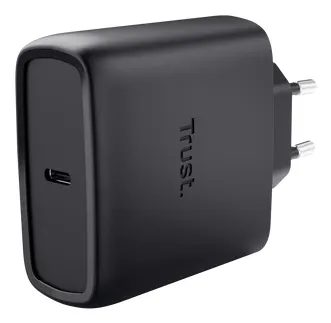 Trust Maxo 65W Laptop, Smartfon, Tablet Czarny Prąd przemienny Szybkie ładowanie Wewnętrzna