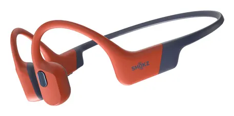 SHOKZ OpenSwim Pro Zestaw słuchawkowy Bezprzewodowy Opaska na szyję Sport Bluetooth Czarny, Czerwony