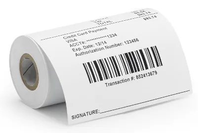 Receipt, Paper, 50mmx19m; Direct Thermal, Z-Perform 1000D 80 Receipt, Uncoated, 19mm Core