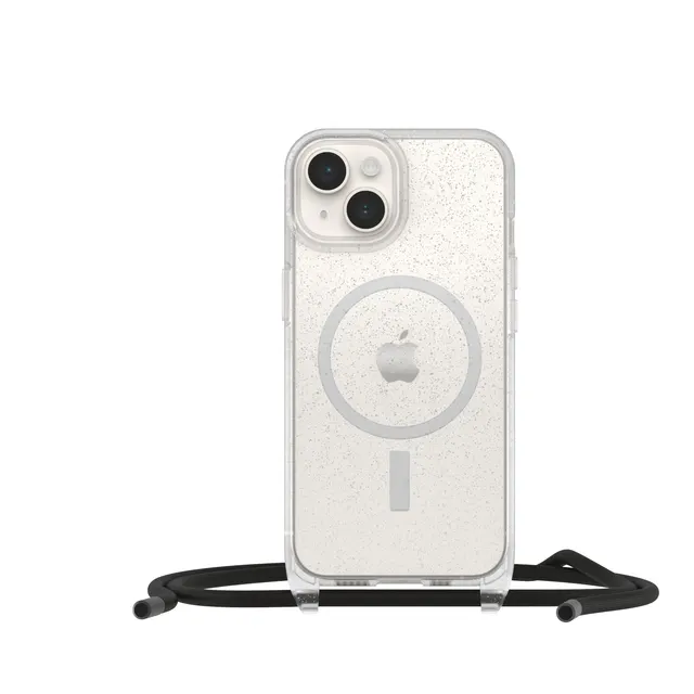 OBREACT NECKLACE MAGSAFE IPHONE/17E/16E/14 STARDUST-CLEAR-PROP.