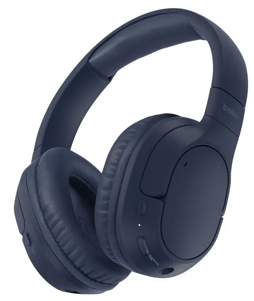 BELKIN SOUNDFORM SURROUND KABEL/OVER-EAR-KOPFHOERER BLAU