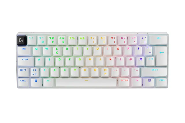 PRO X 60 LIGHTSPEED Wireless Gaming Keyboard (Tactile) - WHITE - PAN - EMEA28i-935