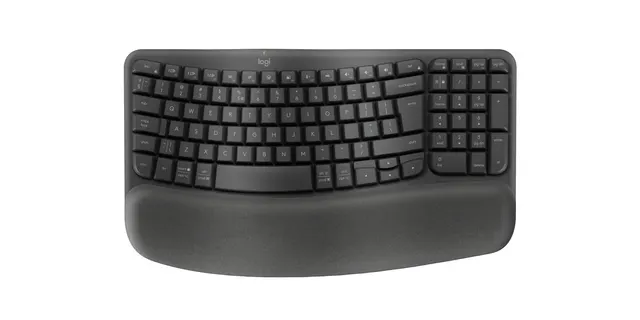 Wave Keys wireless ergonomic keyboard - GRAPHITE - US INT'L - INTNL-973