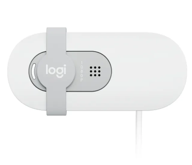 Kamera internetowa Logitech Brio 100 USB Full HD z mikrofonem biała