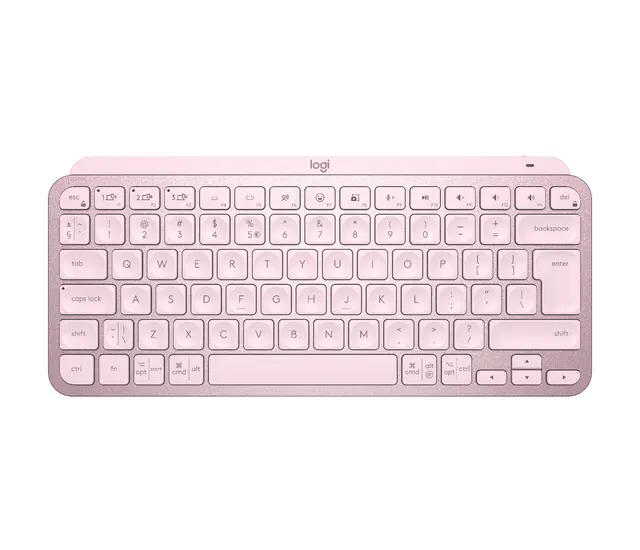 MX Keys Mini Minimalist Wireless Illuminated Keyboard - ROSE - US INT'L - INTNL-973