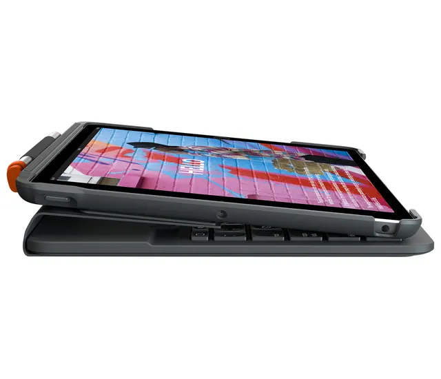 Slim Folio for iPad (7th, 8th, & 9th generation) - GRAPHITE - UK - INTNL-973