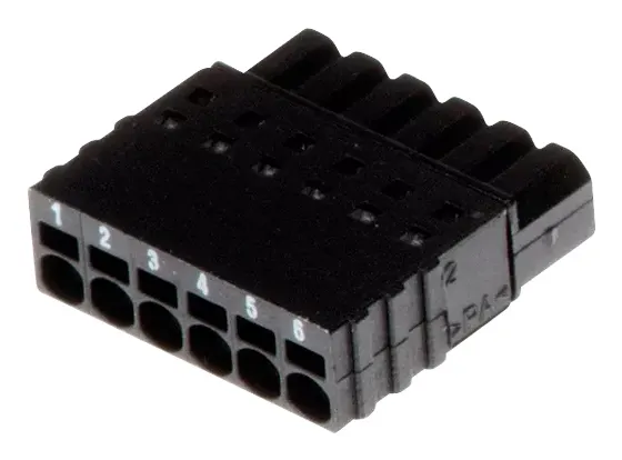 AXIS CONNECTOR A 6P2.5 STR 10PC/10PCS