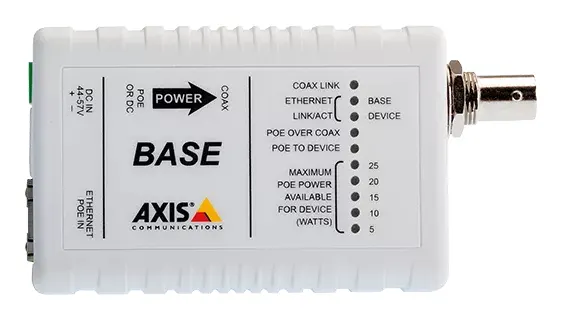 AXIS T8641 POE+ OVER COAX BASE/IN