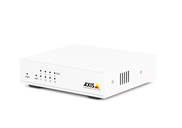 AXIS D8004 UNMANAGED POE SWITCH/4CHANNEL 10/100 MBPS POE+ SWITCH