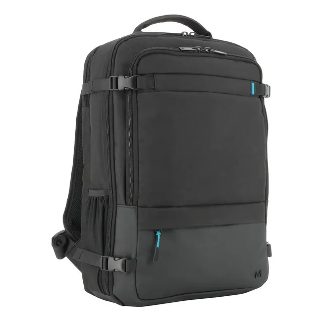 TRENDY 24H BACKPACK 14-16IN/BLACK - 25L - MAIN FABRIC 100 RE
