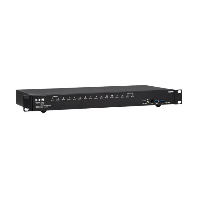 16-PORT 4K HDMI/USB KVM SWITCH/- 4K 60 HZ VIDEO/AUDIO USB PERIP
