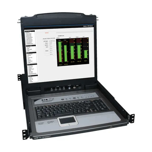 8-PORT 1U RACK-MOUNT CONSOLE/KVM, 8 portów