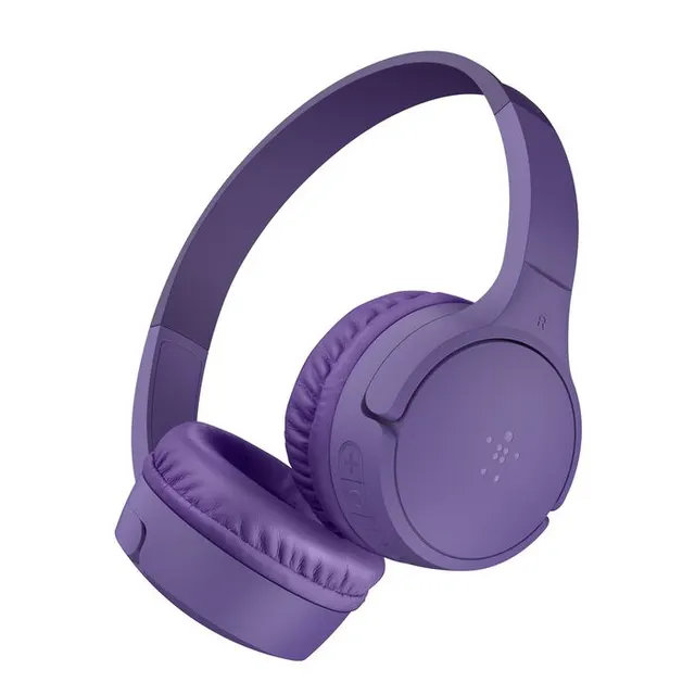 BELKIN SOUNDFORM MINI BLUETOOTH/ON-EAR KOPFHRER FUR KINDER USB-C, fioletowe