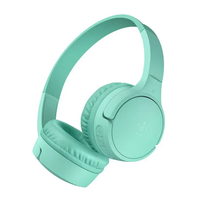 BELKIN SOUNDFORM MINI BLUETOOTH/ON-EAR KOPFHRER FUR KINDER USB-C, miętowe
