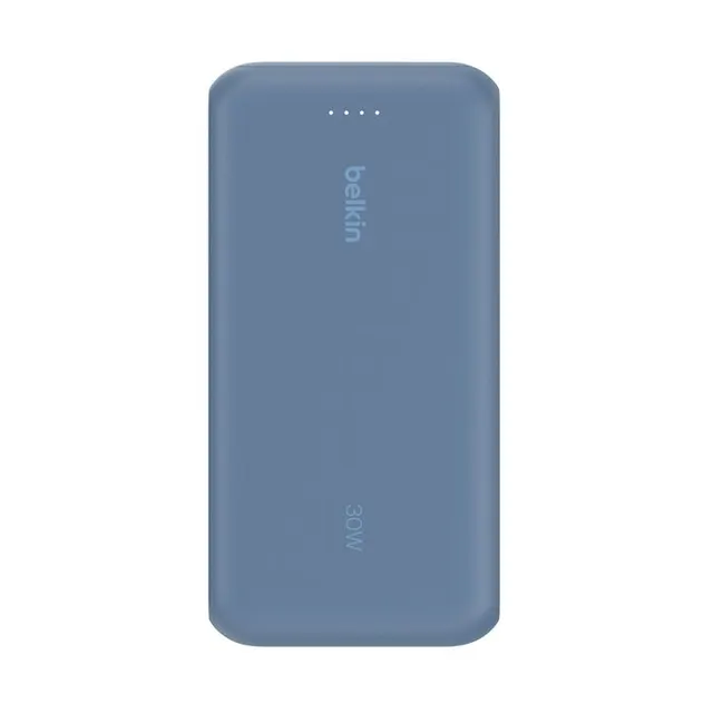 20K PD30W INTEGRATED USB-C/CABLE POWER BANK BLUE