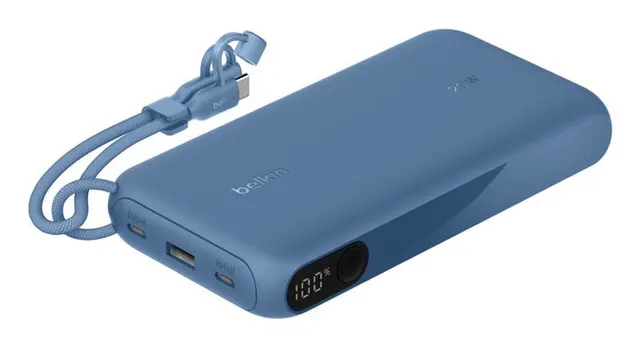BOOSTCHARGE POWER DELIVERY POWE/MIT DISPLAY 20.000MAH 20 W BLAU