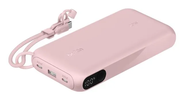 BOOSTCHARGE POWER DELIVERY POWE/MIT DISPLAY 20.000MAH 20 W PINK