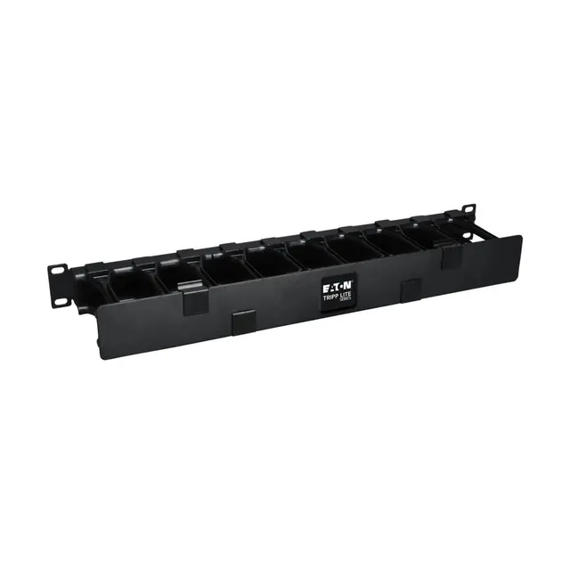 SmartRack 1U High Capacity Horizontal Cable Manager - Finger duct with dual-hinge cover