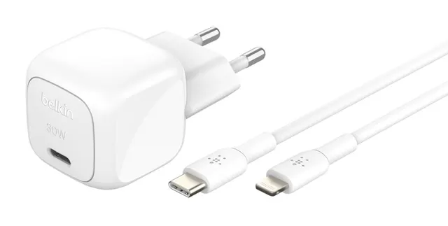 BOOSTCHARGE 30W USB-C CHARGER/WITH PD AND PPS INCL. 1M USB-C/L