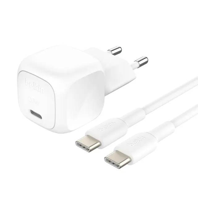 BOOSTCHARGE 20W USB-C CHARGER/WITH PD AND PPS INCL. 1M USB-C/U