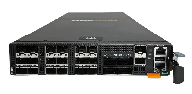 HPE Storage DCN 18p SFP28 25GbE 4p QSFP28 100GbE Power to Connector Half Width Sw H-series SN8325H