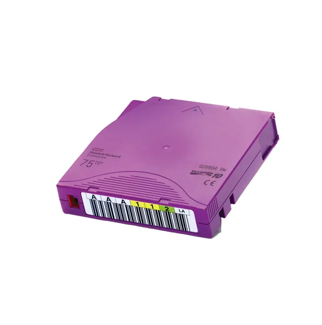 HPE Storage LTO-10 Ultrium 75TB RW Custom Labeled Library Pack 20 Data Cartridges without Cases