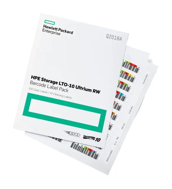 HPE Storage LTO-10 Ultrium RW Bar Code Label Pack
