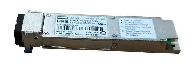 HPE X140 40G QSFP+ LC LR4L 2km SM XCVR