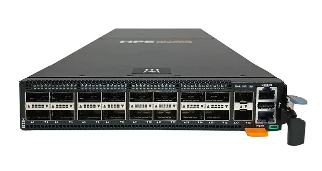 HPE Storage DCN 16p QSFP28 100GbE Connector to Power Half Width Switch H-series SN8325H