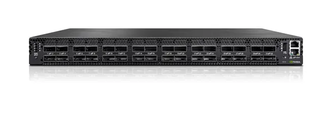HPE 400GbE 32QSFPDD Power to Connector Airflow Switch SN4700M with NVIDIA Cumulus