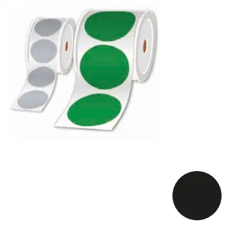 ROLLS OF PRE-CUT LABELS BLACK/100MM - PER ROLL OF 250 LABELS