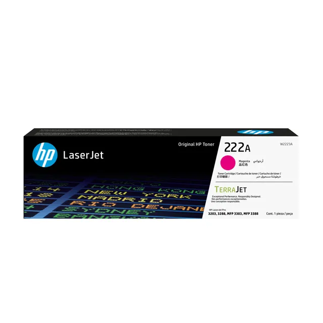 HP 222A MAGENTA/ORIGINAL LASERJET TONER CARTRIDG