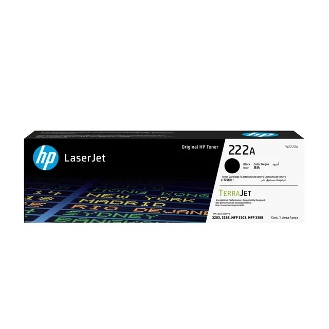 HP 222A BLACK/ORIGINAL LASERJET TONER CARTRIDG