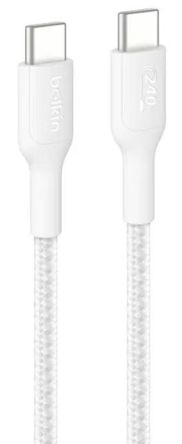 BELKIN BOOST CHARGE 240W GEFLOC/USB-C / USB-C-KABEL 1M WEI
