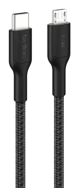 BELKIN BOOSTCHARGE PRO GEFLOCHT/USB-C AUF MICRO-USB-KABEL 1 M SC