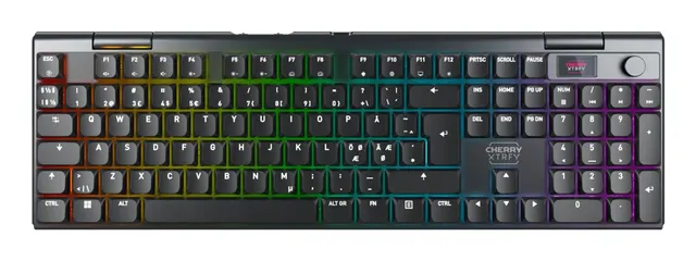 CHERRY XTRFY MX 10.1 WIRELESS/CORDLESS LOW-PROFILE GAMING KBD, układ skandynawski