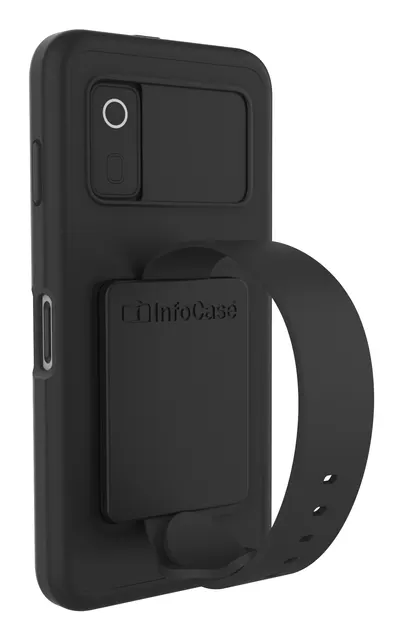 Gamber-Johnson InfoCase Rugged Case with Silicone Handstrap for EM45.