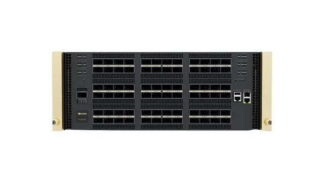 NVIDIA InfiniBand XDR 144-port OSFP Managed Connector to Power Airflow Switch