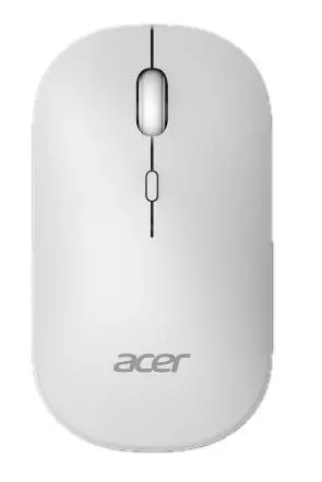 Acer Mouse wireless dual mode 2.4GHz and BT5.2, 4 buttons, AMR130, White
