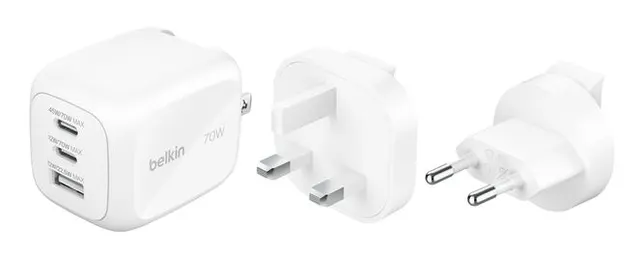 BOOSTCHARGE 70 W USB-C LADEGERT/2XUSB-C 1XUSB-A UK EU US WEI