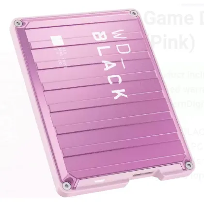 Dysk WD BLACK P10 2TB 2,5" USB 3.2 Gen 1 Pink