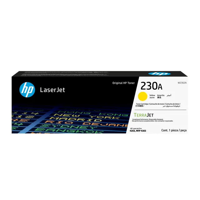 HP Cartridge No 230A HP230A HP 230A Yellow Gelb (W2302A)