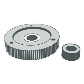 KIT RPR QLn220 PLATEN/GEAR W/HOLDER LINERED