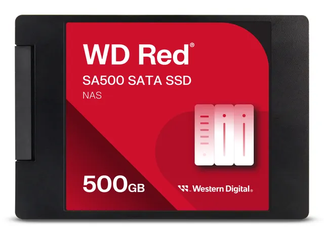 WD Red™ SA500 SATA SSD 2,5"/7 mm POWERED BY SANDISK 500 GB