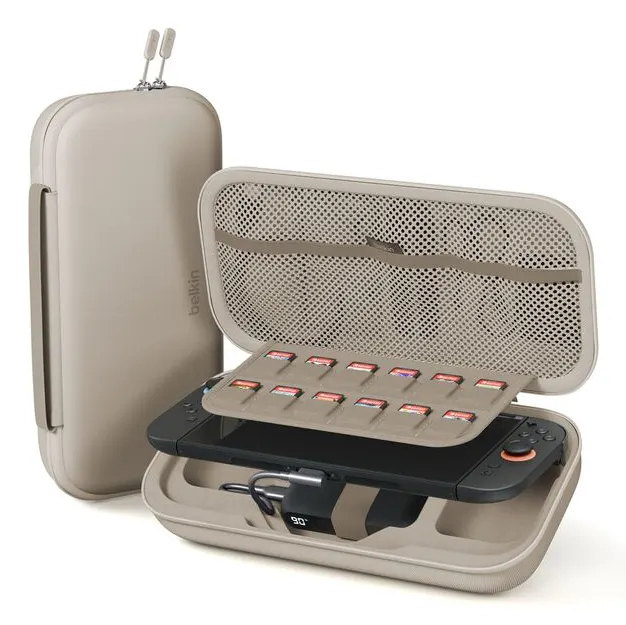 CHARGING CASE W/10K POWER BANK/- NINTENDO SWITCH - SAND