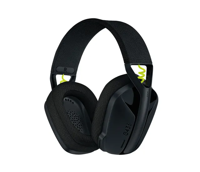 Słuchawki z mikrofonem Logitech G435 bezprzewodowe czarne